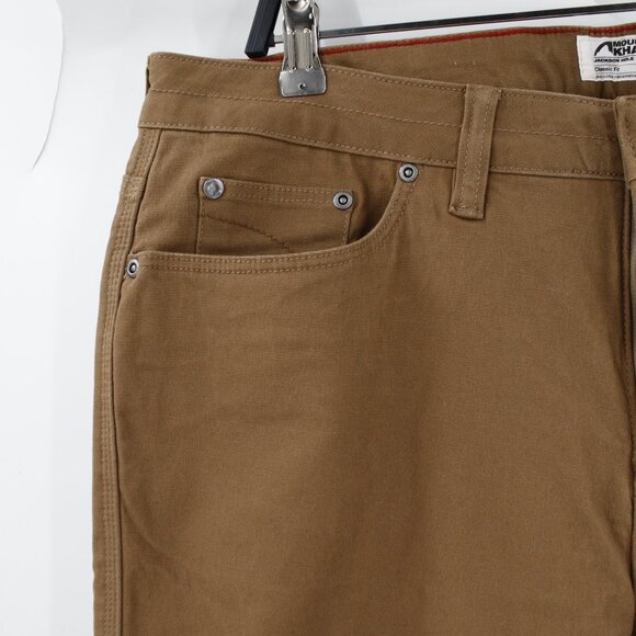 Mountain khakis pants Women's 14 36x32 Camber 106 Lined Classic Fit Cotton Blend - Picture 3 of 14